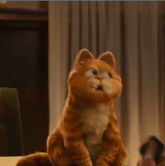 加菲猫表情包 ​ [加菲猫用小拳拳锤你胸口]